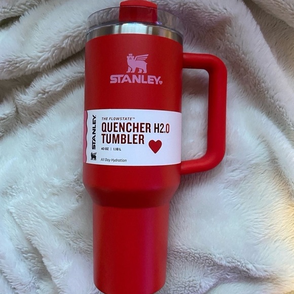STANLEY THE QUENCHER H2.0 FLOWSTATE TUMBLER 40 OZ TARGET RED LIMITED EDITION NWT - Picture 8 of 14